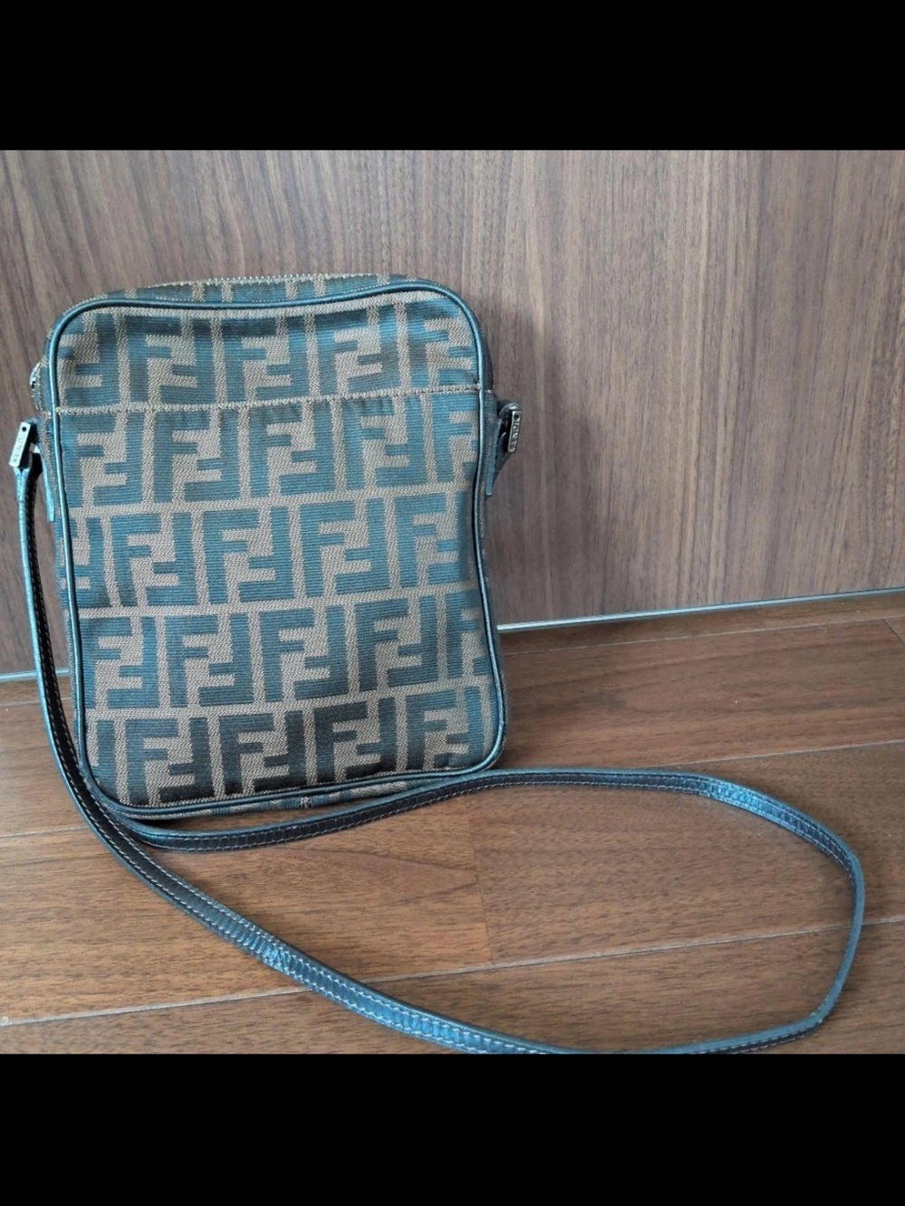 Fendi Brown Monogram Crossbody Bag